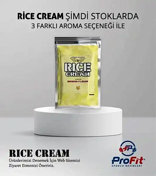 LegendX Rice Cream 8 Şase - Çikolata, Muz ve Hindistan Cevizi Aromalı Karbonhidrat Kaynağı
