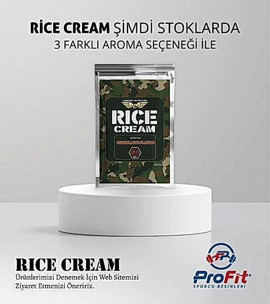 LegendX Rice Cream 8 Şase - Çikolata, Muz ve Hindistan Cevizi Aromalı Karbonhidrat Kaynağı
