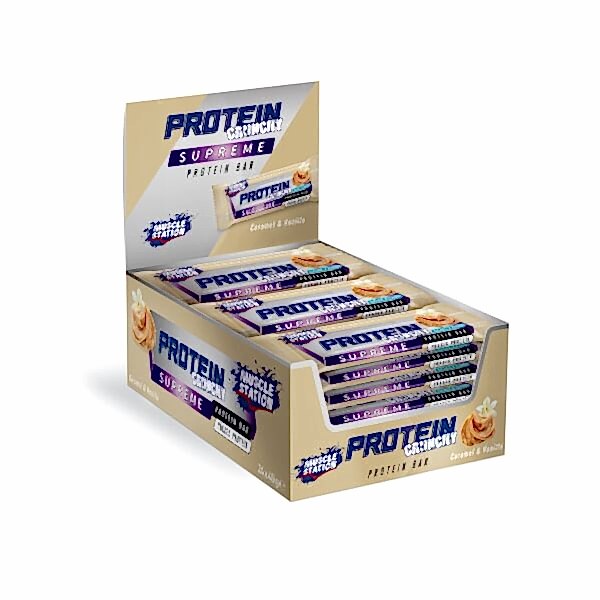 Muscle Station Karamelli Protein Bar 24’lü – Lezzet ve Performans Kutuda!