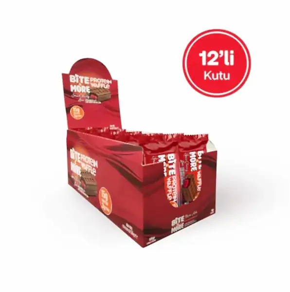 Protein Waffle - Vişneli (55g x 12 Adet)