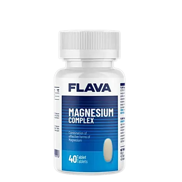 Flava Magnezyum Komplex | Kas, Sinir ve Enerji Desteği – 40 Kapsül