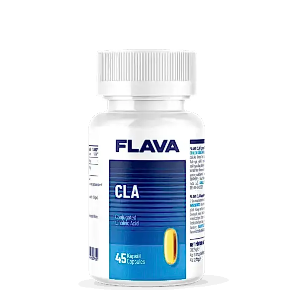 Flava CLA (Conjugated Linoleic Acid) | Yağ Yakım ve Vücut Şekillendirme Desteği – 45 Kapsül
