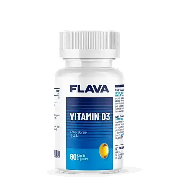 Flava Vitamin D3 – Kemik ve Bağışıklık Desteği