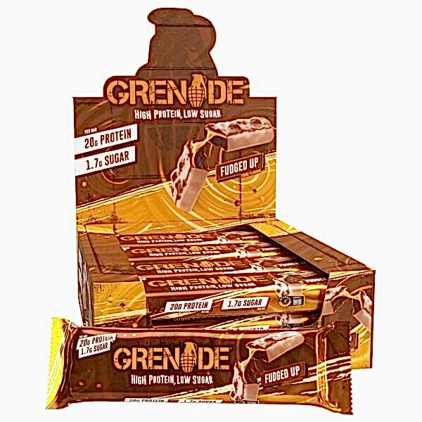 Grenade Carb Killa Fudged Up Protein Bar 60g – 20g Protein, Düşük Şekerli Sporcu Barı