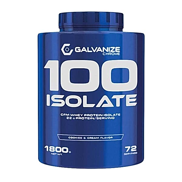 Galvanize Chrome 100 Isolate CFM Whey Protein 1800g 72 Servis (Belgian Chocolate & Cookies Cream