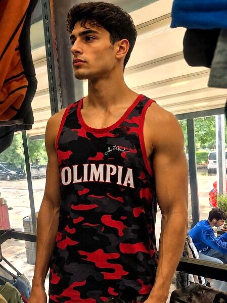 olımpıa atlet sporcu kamoflaj
