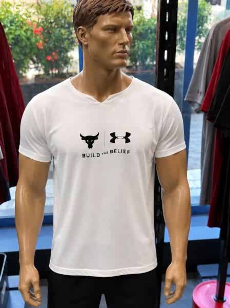 under armour beyaz oversıze tshort