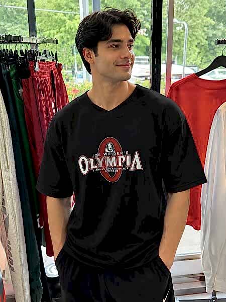 olımpia sıyah oversıze tshort