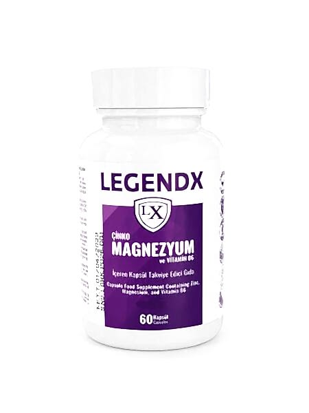 LegendX  Magnezyum ve Vitamin B6 60 Kapsül