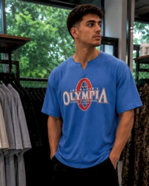OVERSIZE  MAVI OLIMPIA TSHORT