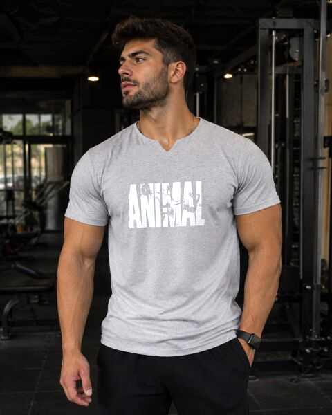 oversıze kırmızı ANIMAL tshort