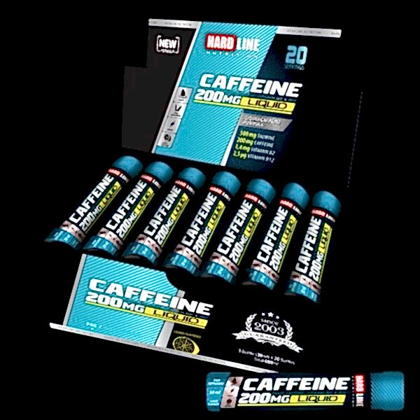 Hardline Caffeine 200 MG Liquid 20 Adet (30 Ml)