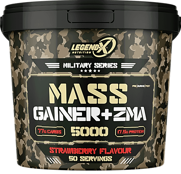 LegendX Military Series Mass Gainer + ZMA 5000g