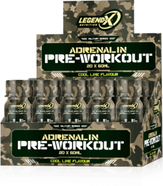LegendX Military Series Adrenalin Pre-Workout 20x60 ml